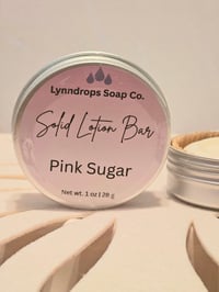 Image 1 of Pink Sugar solid lotion bar