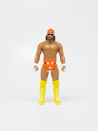 Image 2 of *IN STOCK* MACHO MAN RANDY SAVAGE (ORG) POWER PACKED WRESTLERS SERIES 1 FIGURE FC TOYS (3.75" SCALE)