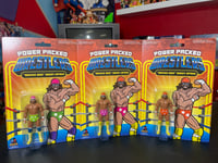 Image 2 of MEGA MACHO BUNDLE MACHO MAN RANDY SAVAGE POWER PACKED WRESTLERS SERIES FIGURES FC TOYS (3.75" SCALE)
