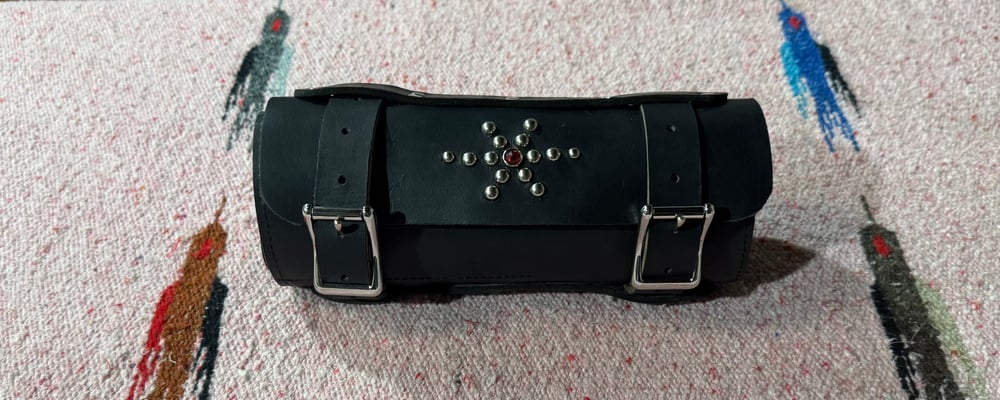 Image of Heartland MFG Leather Studded Tool Roll