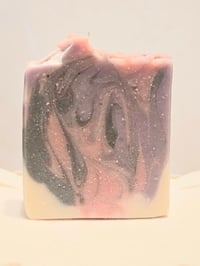 Image 3 of Violet Swirl Goat milk soap