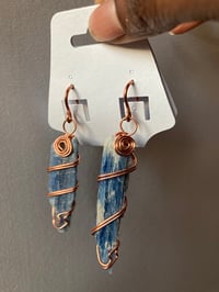 Image 2 of Blue Kyanite Earrings