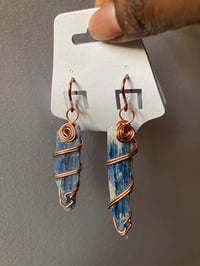Image 1 of Blue Kyanite Earrings