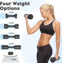 Image 2 of Black Adjustable Dumbbell