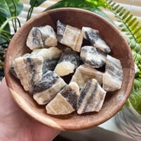 Image 1 of Zebra Calcite Raw Stone