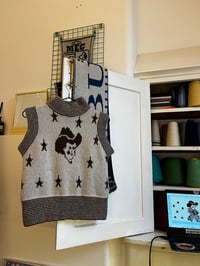 Image 6 of COWBOY TOOTIN SLEEVELESS SWEATER