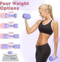 Image 2 of Blue Adjustable Dumbbell