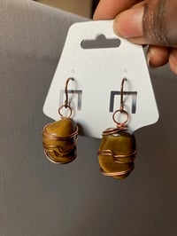 Image 1 of Tiger's Eye Earrings