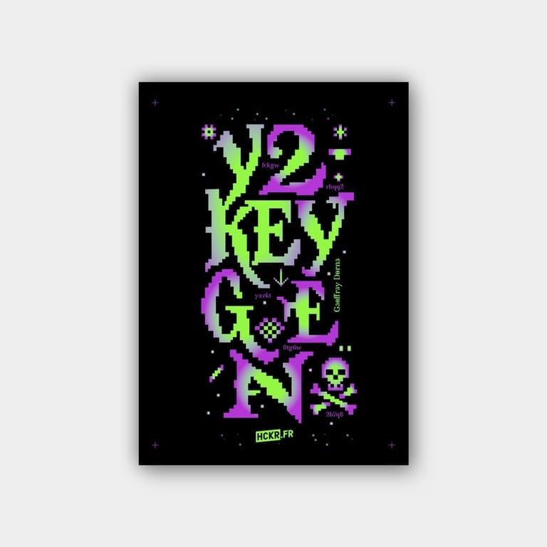Image of 💾 Y2KEYGEN.EXE — Art, hack et résistance