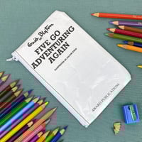 Image 1 of The Famous Five, Enid Blyton Book Page Pencil Case