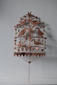 Image 3 of Folk tree with birds, galleon and fruit