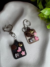 Image 1 of Valentines Sweets Heart Keychain