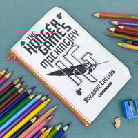 Image 1 of Hunger Games: Mockingjay Book Page Pencil Case