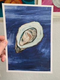 Image 3 of Oyster 1 - Painting on Print