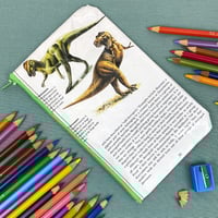 Image 1 of Guide to Dinosaurs, Book Page Pencil Case
