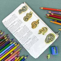 Image 2 of Snakes, Adders, Reptiles Book Page Pencil Case
