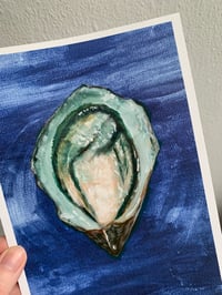 Image 2 of Oyster 2 - Painting on Print