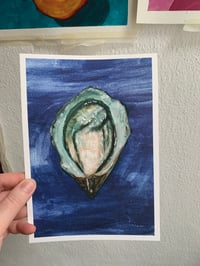 Image 3 of Oyster 2 - Painting on Print