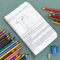 Image 2 of Mushrooms and Fungi, Mycology Book Page Pencil Case