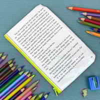 Image 2 of The Little Prince, Fox, Book Page Pencil Case