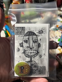 Image 2 of Tiny Free Verse Owls / 3-Piece Micro Art Set & Zine Series, Vol. 2 / #22 of 65