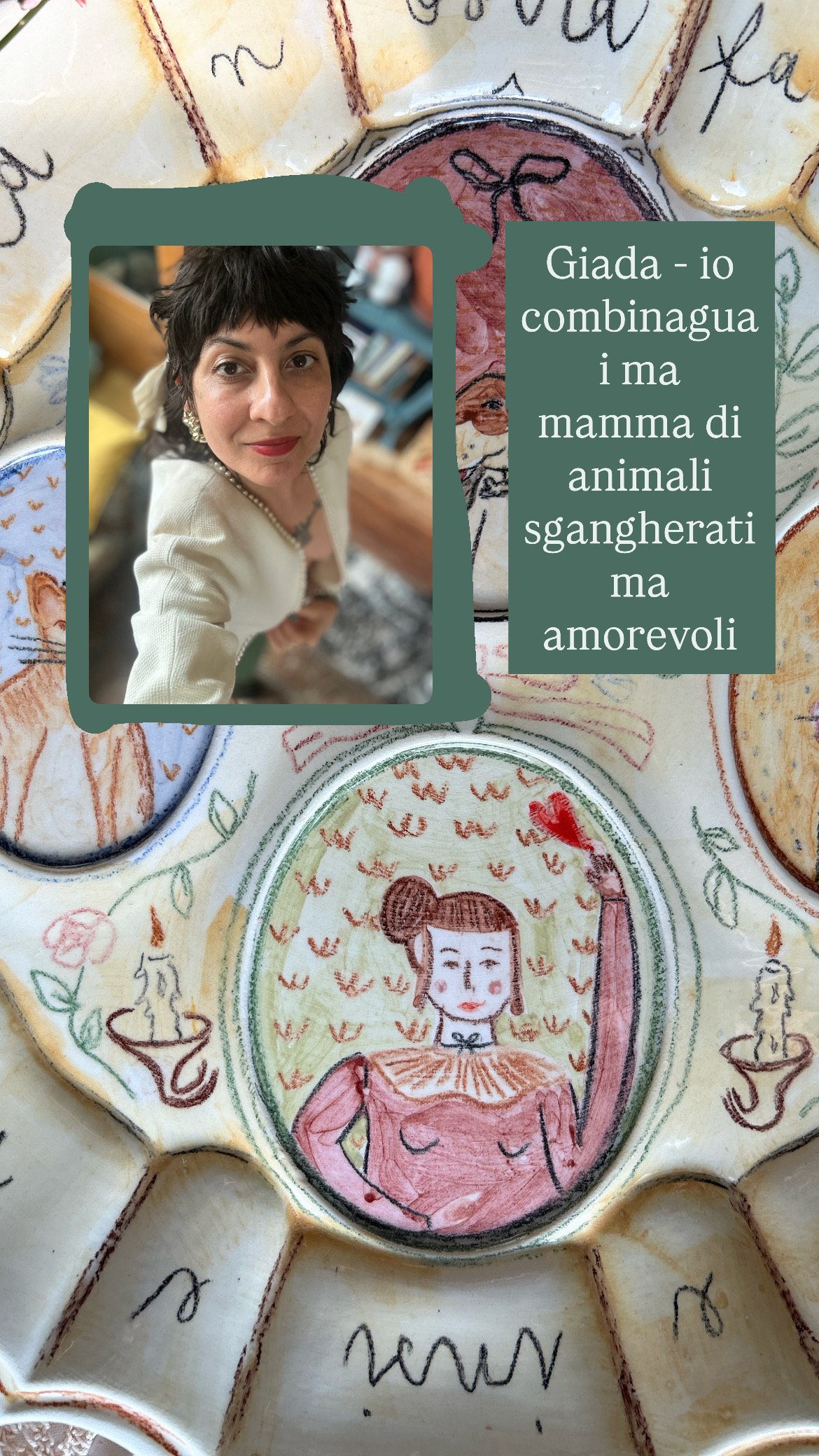 PIATTO RITRATTO - PERSONALIZZATO