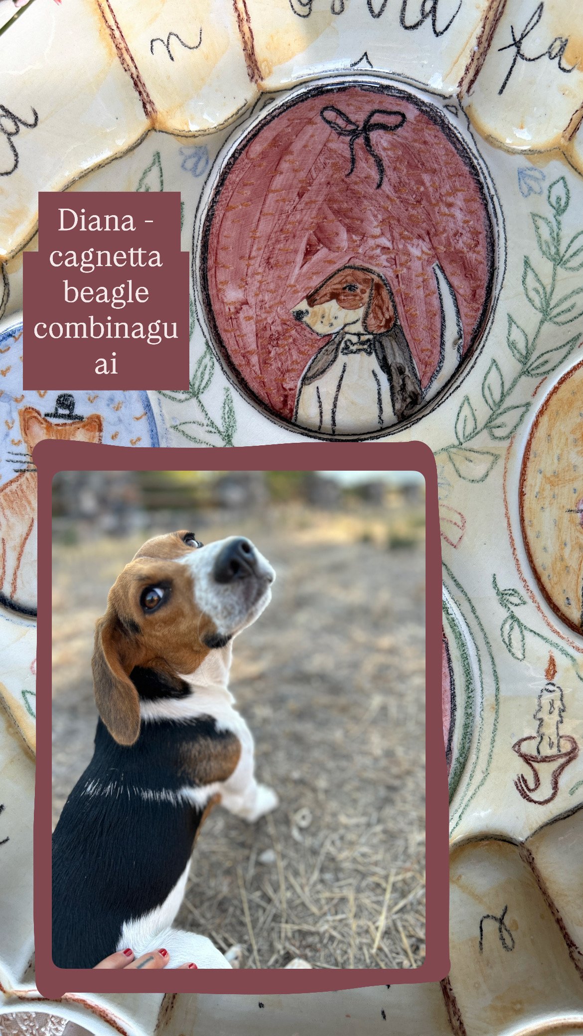 PIATTO RITRATTO - PERSONALIZZATO