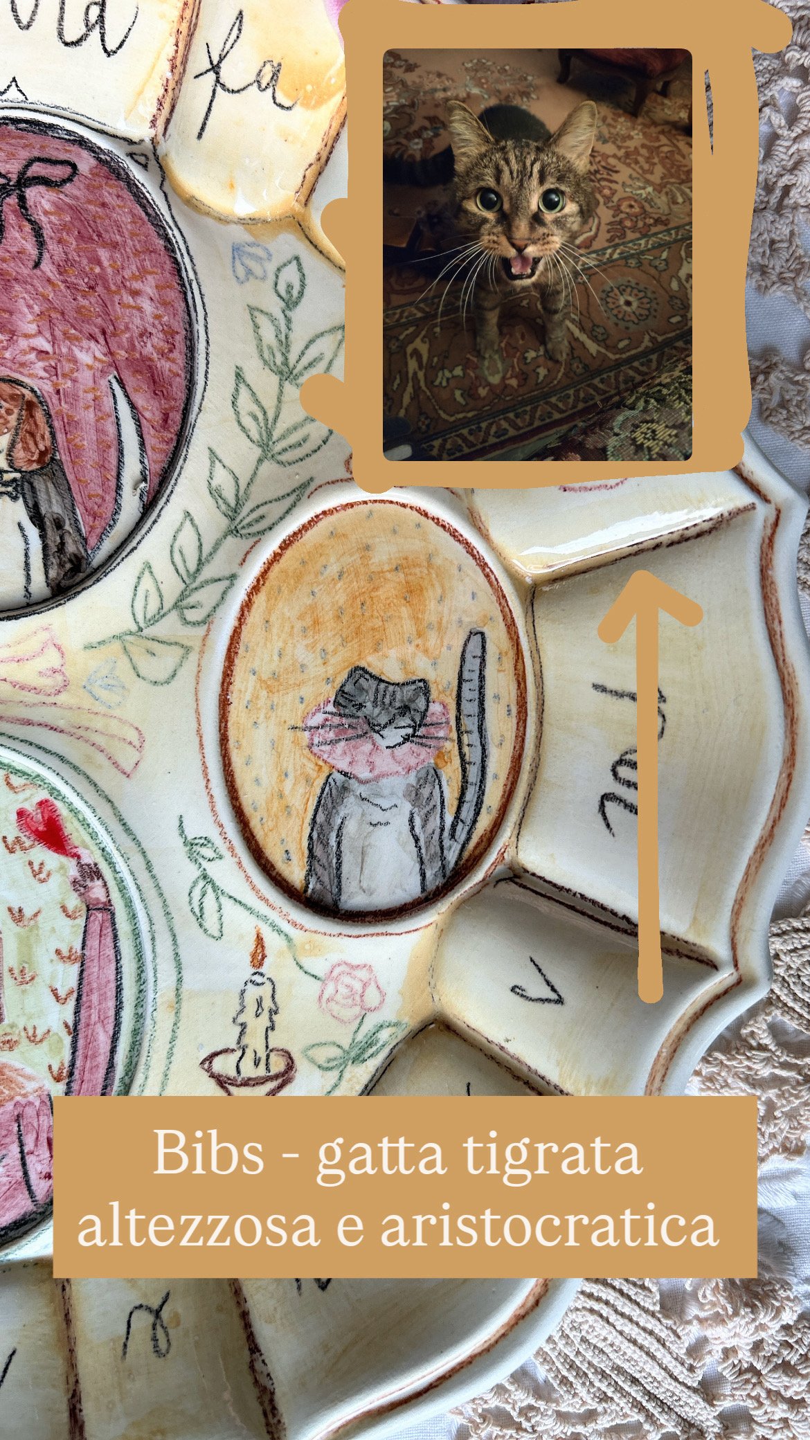 PIATTO RITRATTO - PERSONALIZZATO