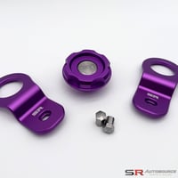 Image 2 of Billet Radiator Bracket and Oil Cap Package