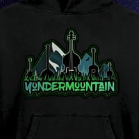 Image 1 of Yonder design on Black hoodie
