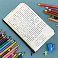 Image 2 of The Hobbit Map, Desolation of Smaug, Lord of the Rings Book Page Pencil Case