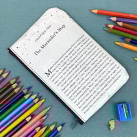 Image 2 of Hogwarts Map, Marauder’s Map Harry Potter Book Page Pencil Case