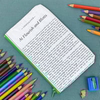 Image 2 of Chamber of Secrets Book Page Pencil case, Harry Potter