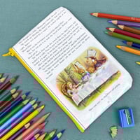 Image 1 of Alice in Wonderland, A Mad Tea Party Book Page Pencil Case