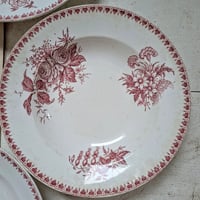 Image 5 of Wonderful Old Floral Deep Salad/Soup Plates