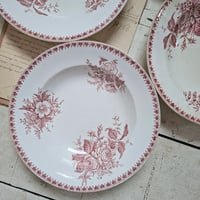 Image 3 of Wonderful Old Floral Deep Salad/Soup Plates