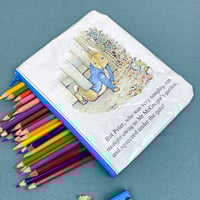 Image 2 of Peter Rabbit, Beatrix Potter Book Page Pencil Case (large)