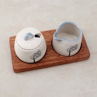 Image 6 of Windy Tree Stoneware Milk and Sugar Set