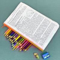 Image 2 of Butterfly Entomology Book Page Pencil Case, Mixed 