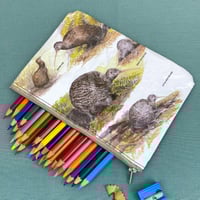 Image 1 of Kiwi, New Zealand Birds Guide Book Page Pencil Case