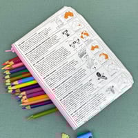 Image 2 of Galah, Cockatoo, Parrot, Australian Birds Guide Book Page Pencil Case