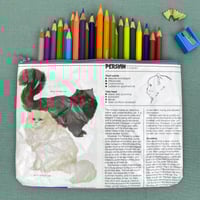 Image 2 of Persian Cats Book Page Pencil Case