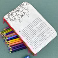 Image 2 of A Court of Thorns and Roses, ACOTAR Book Page Pencil Case, Sarah J. Maas