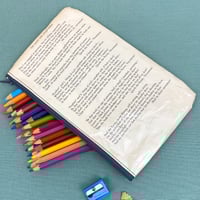 Image 2 of Edgar Allan Poe, The Raven Poems Book Page Pencil Case 