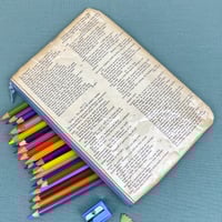 Image 2 of Hamlet, Shakespeare Book Page Pencil Case