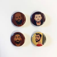 Image 1 of Mbuemo, Cunha, Carrick and Bruno Badges