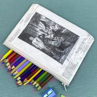 Image 1 of Macbeth, Illustrated Shakespeare Book Page Pencil Case 