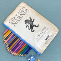 Image 1 of Narnia Book Page Pencil Case, C. S. Lewis