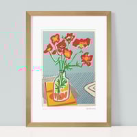 Image 2 of Geums Fabric Print