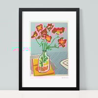 Image 3 of Geums Fabric Print